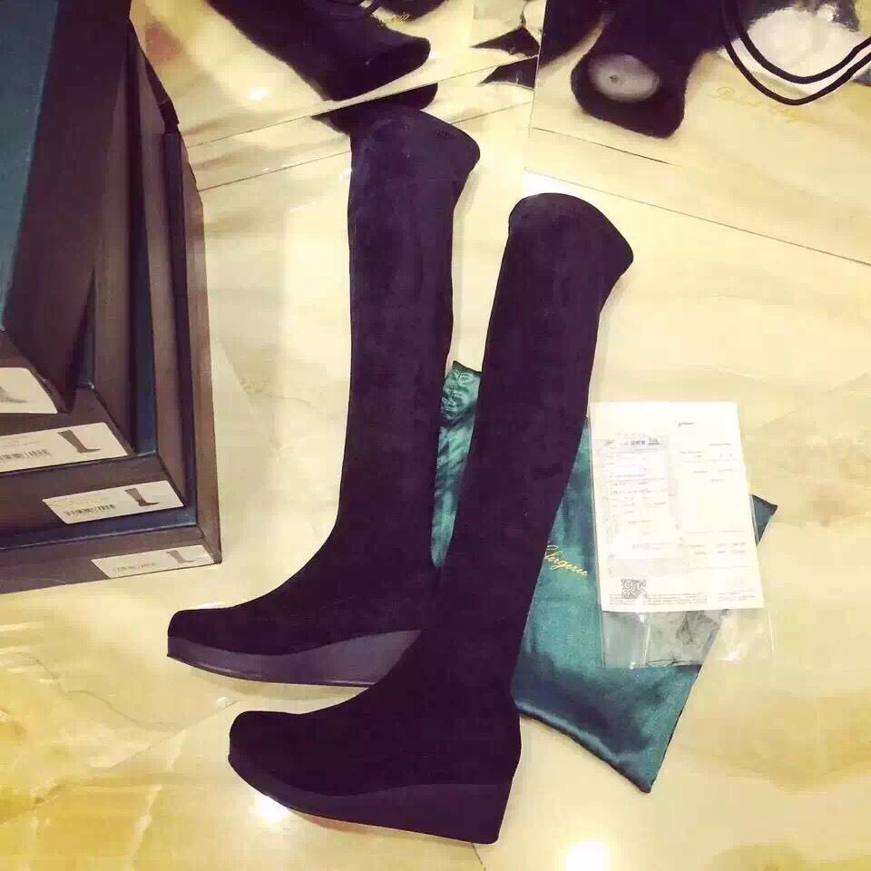 over the knee spandex boots