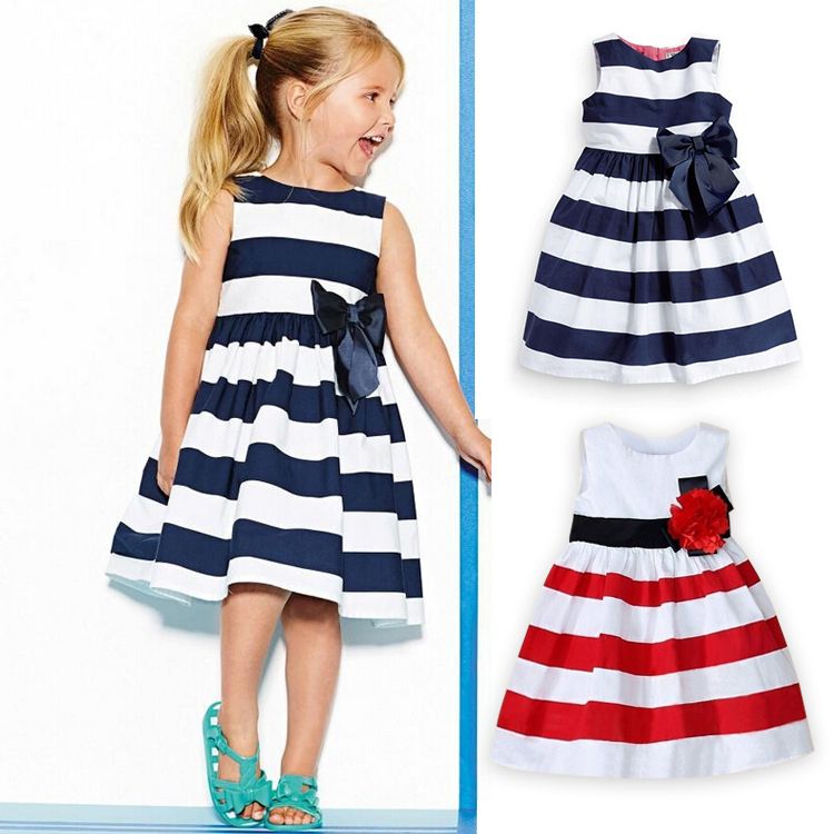 red white and blue dress kids