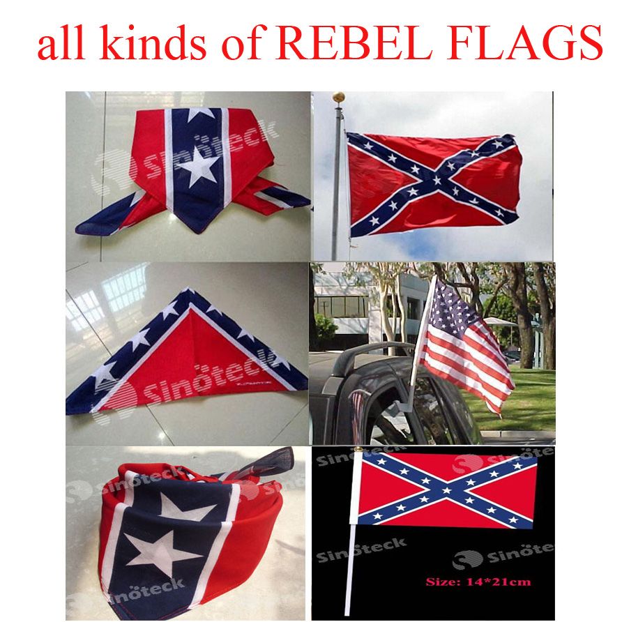 2021 Confederate Rebel Flag Bandannas Bandanas Headband Do Rags