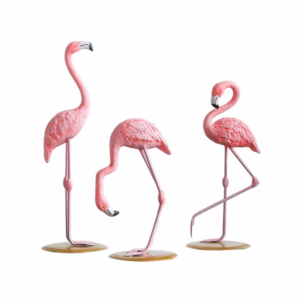 flamingo and pineapple home decor