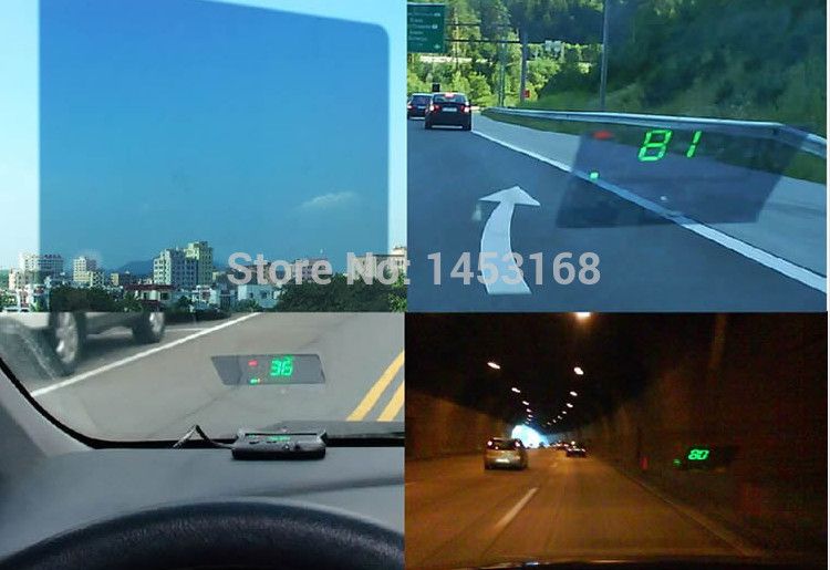 4x Universal Car HUD Head Up Display Reflective film anti-fingerprint