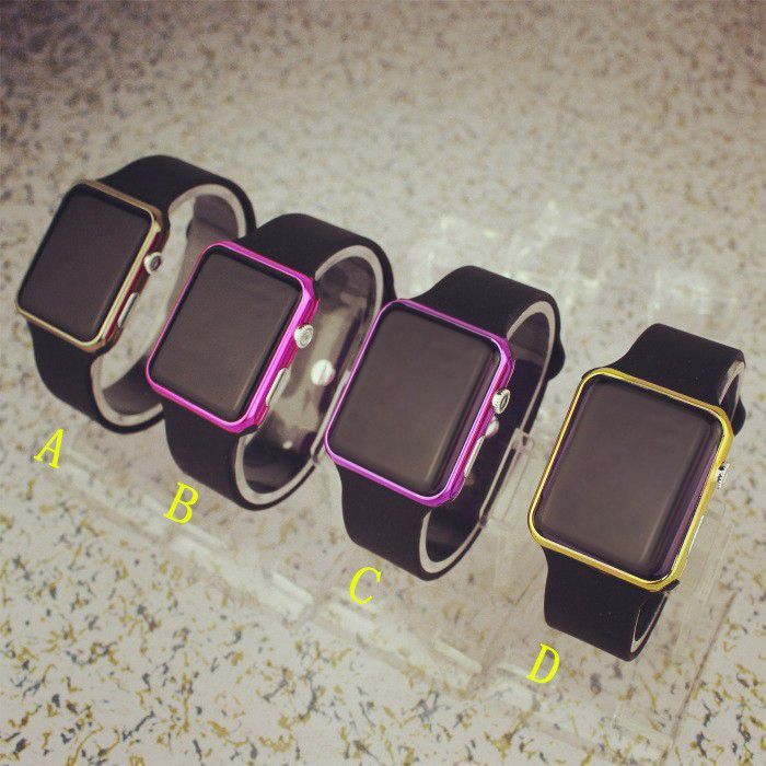 Compre Moda Cuadrados Espejo Dial Digital LED Reloj Mujeres Y Hombres LED  Digital Pantalla Táctil Coloridos Silicona Hombres Reloj Para GIFT Watch A  1,26 € Del Edison2011 | Es.Dhgate.Com