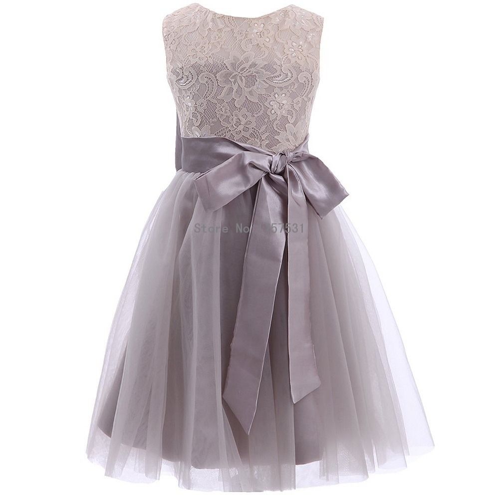 grey infant dress