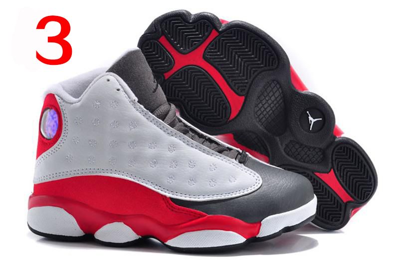 2016 New Nike Air Jordan 13 Xiii Retro Childrens Shoes Boys Girls Basketball Shoes Kids High 