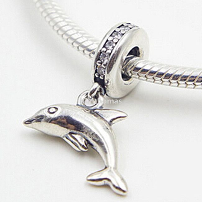 Playful Dolphin Dangle Charms