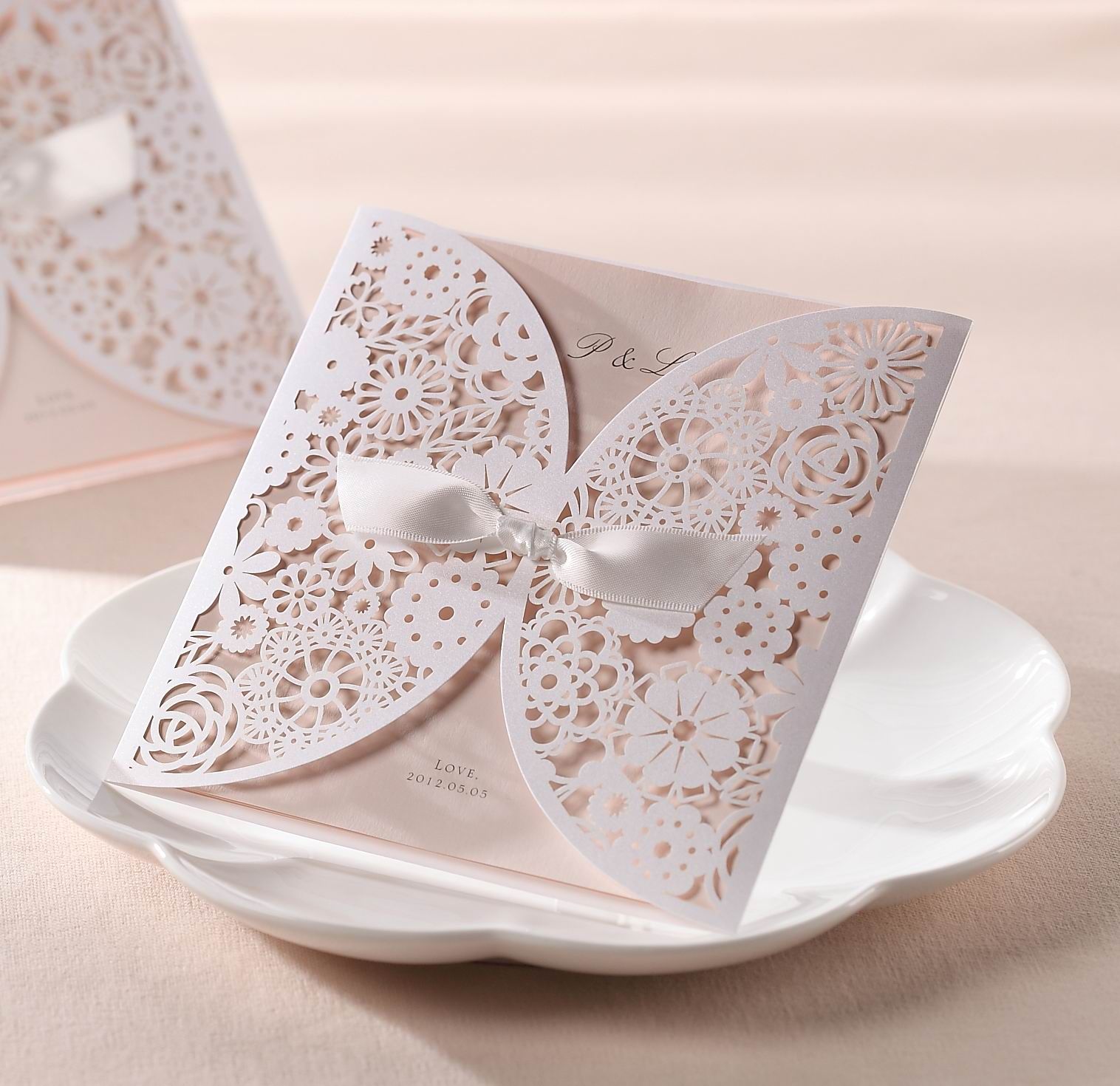 Wedding Invitations Laser Cut Wedding Invitation Card Hollow Flowers With  Envelopes And Seasl, Free Customizable And Printable From Rino, $1.03 |  DHgate.Com