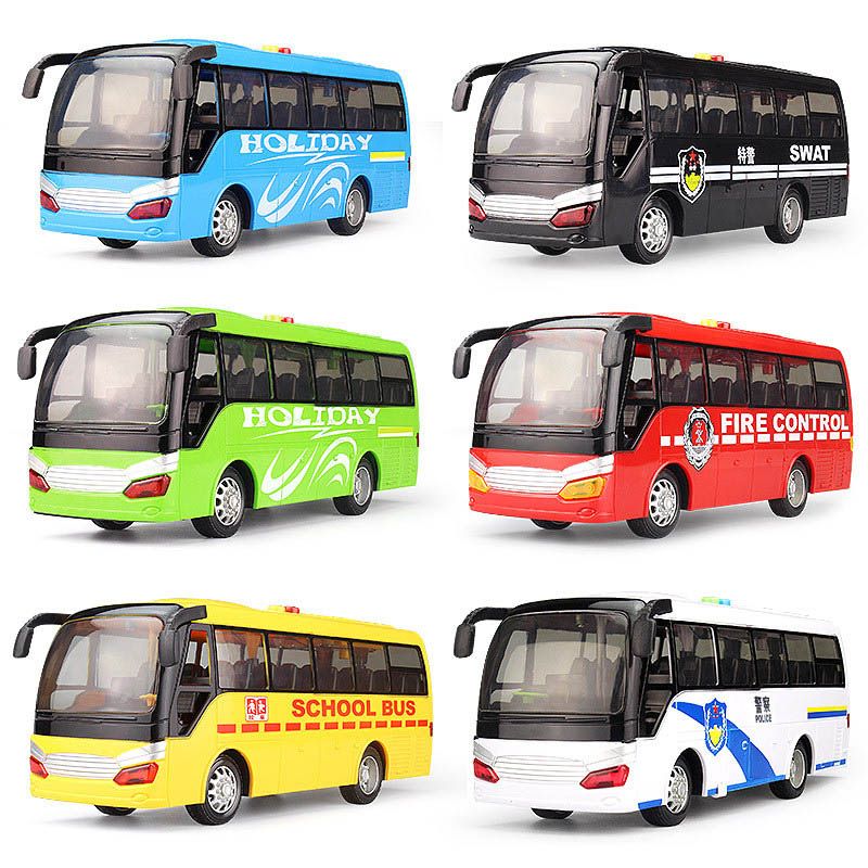 plastic toy bus