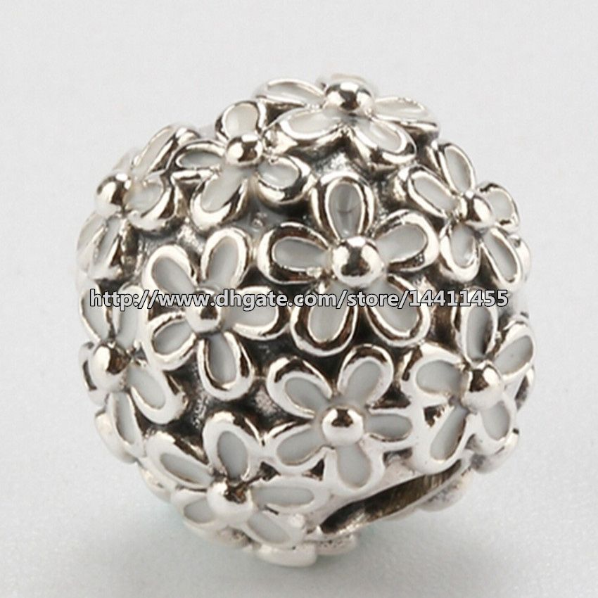 The Kiss Daisy Flower Spacer 925 Sterling Silver Bead Fits European Charm Bracelet The Kiss Daisy Flower Spacer 925 Sterling Silver Bead Fits European Charm Bracelet