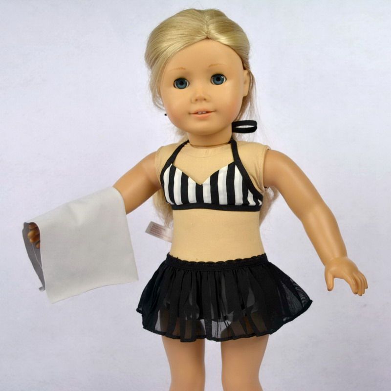 Ropa De La Muñeca Durante 18 American Girl Doll, Traje De Baño, Ropa De Visera + + Toalla, Regalo De Cumpleaños, C01 De € | DHgate