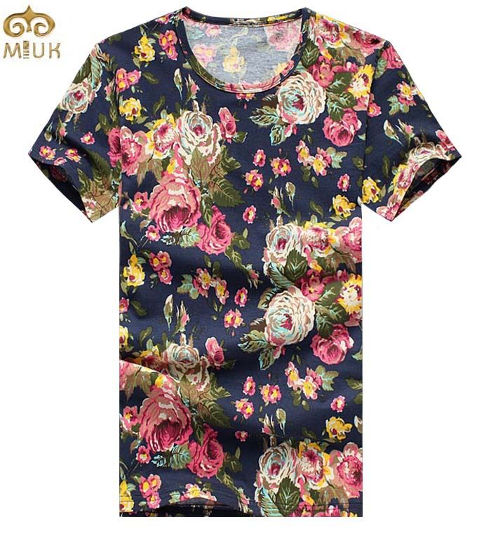 floral t shirt mens