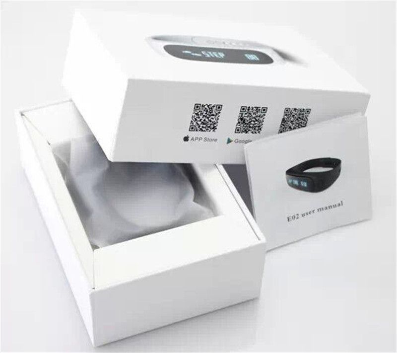 Smart Wristband E02 Bluetooth Waterproof Sports Wristband With Fitness