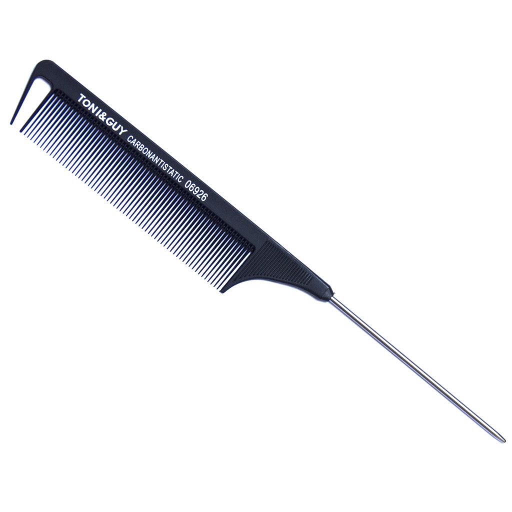 Toni&Guy Carbon Anti Static Metal Tip Graphite Rat Tail Combs