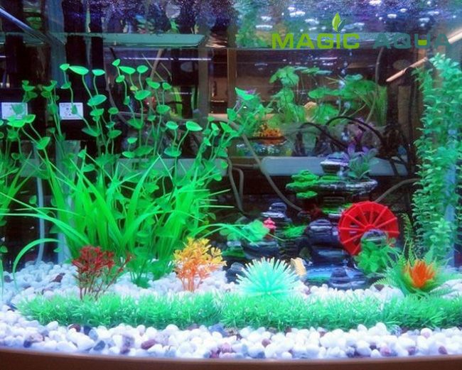 2019 Silicone Aquarium Fish Tank Decor Artificial Coral Plant