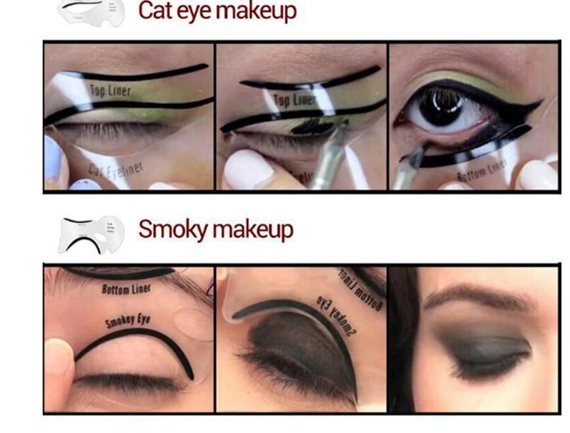 Cat Eye Makeup Printable Stencil | Saubhaya Makeup