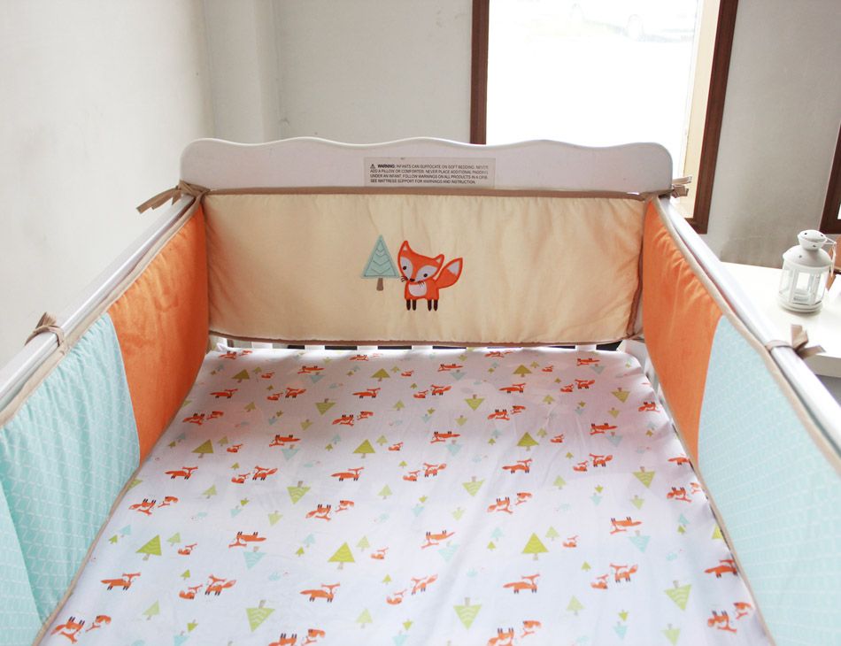 fox crib sheets