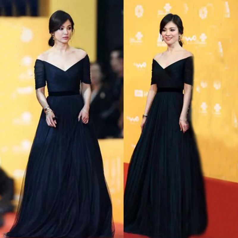 classic navy dresses