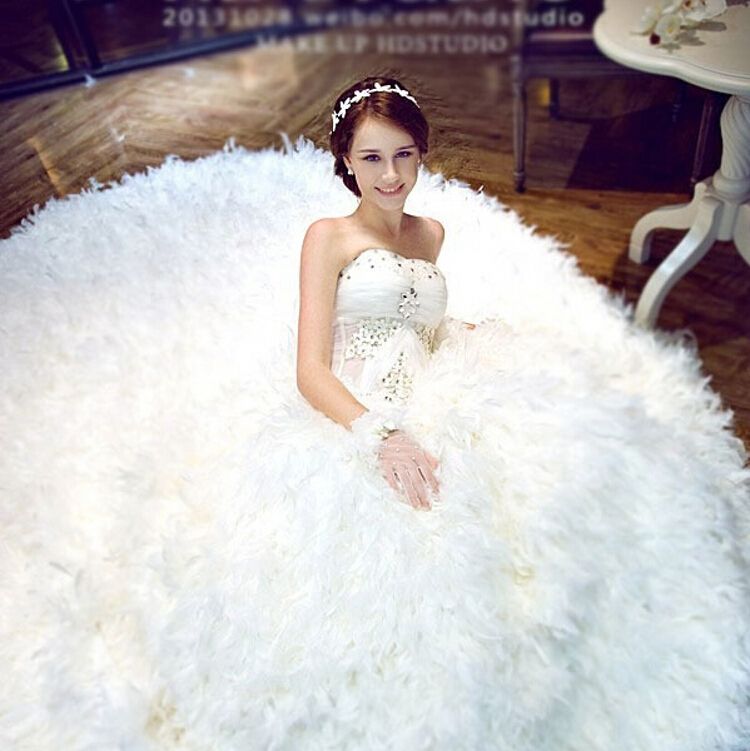 Beautiful White Bauhinia Flower And Pearl Lace Bridal Wedding Hair