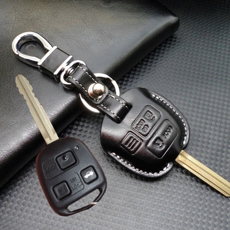 High-grade leather Car Remote Key Chain Holder Case Bag Fit For Lexus Auto No 3