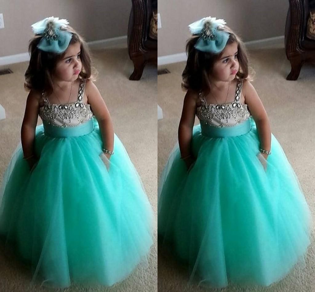 mint green flower girl