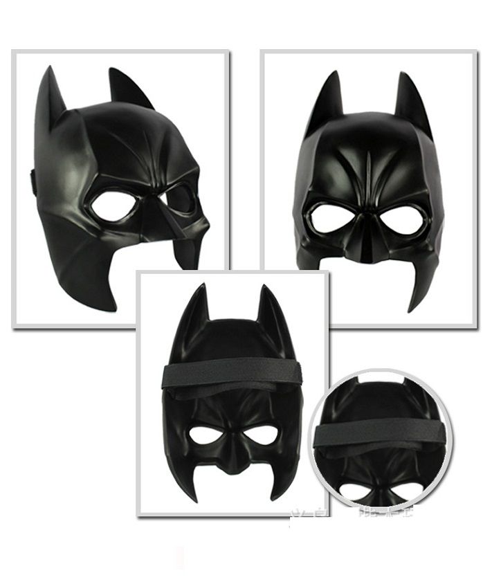 New Edition face Batman Child Adult Mask Black