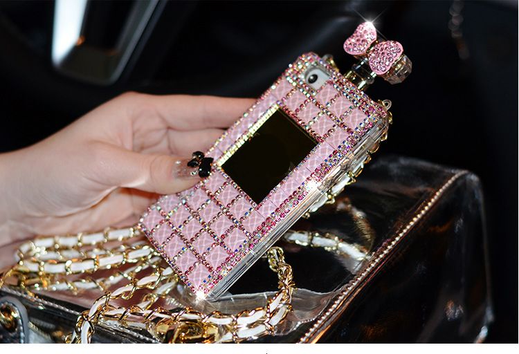 Luxury Diamond Rhinestone Perfume Bottle Case For Iphone 6 6 Plus 4 4s 5 5s Customize Cell Phone Case Fashion Cell Phone Cases From Karen1309 103 52 Dhgate Com