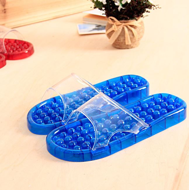 Bathroom Massage Slippers Pierced Acupressure Slimming SPA Beads