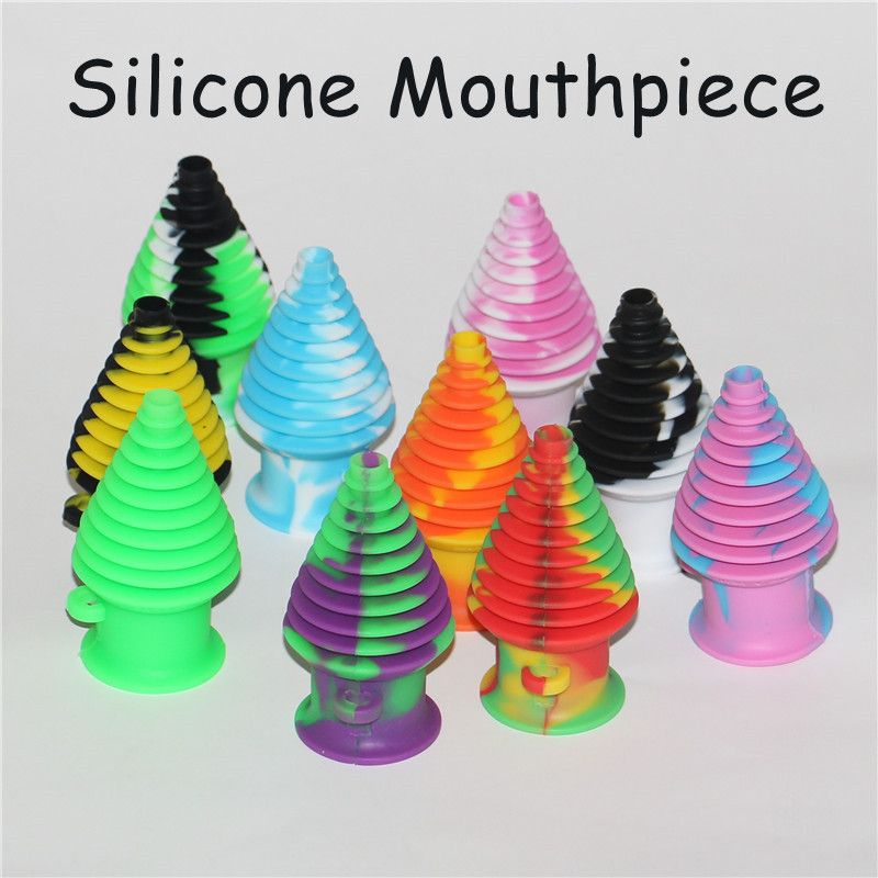 2021 Silicone Mouthpieces For Glass Bongs Dab Straw Oil Rigs Silicone