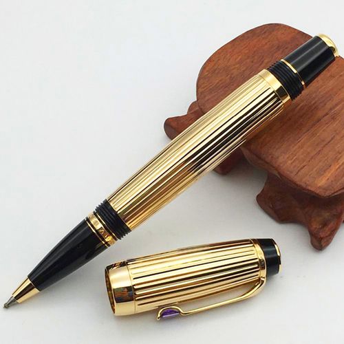 stylo à rouleau de dessin d'or