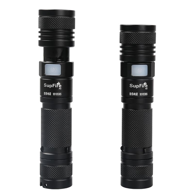 T6 COB LED Tactical USB Rechargeable Zoomable Flashlight Torch Lamp HOTSALE YK