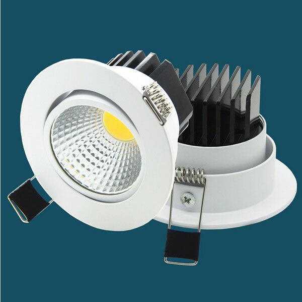 The New Super Bright Led Dimmable Downlight Cob 5w 7w 9w 12w Led Recessed Ceiling Spot Light Led Decoration Ceiling Lamp Ac85 265v Led Downlight Price