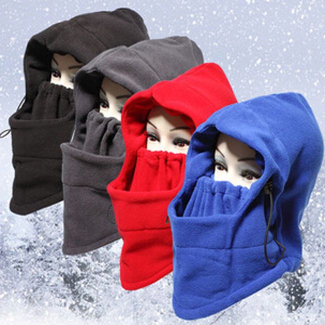outdoor thermal warm 6 1 balaclava hood police swat skiing cap