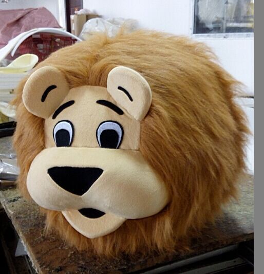 plush lion head