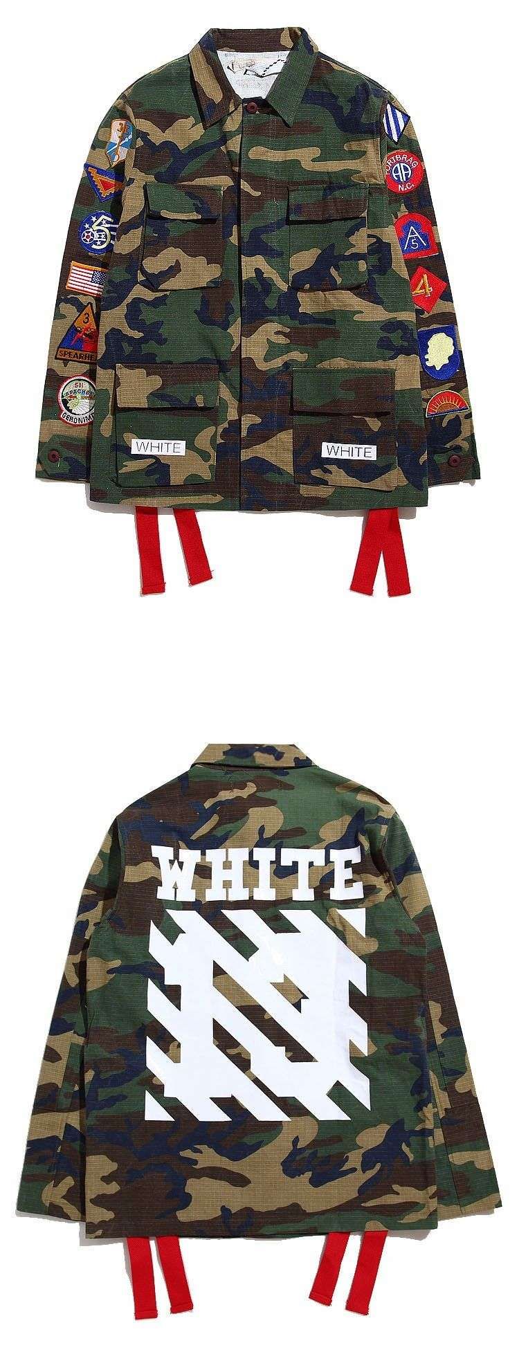 Veste off white militaire Clearance