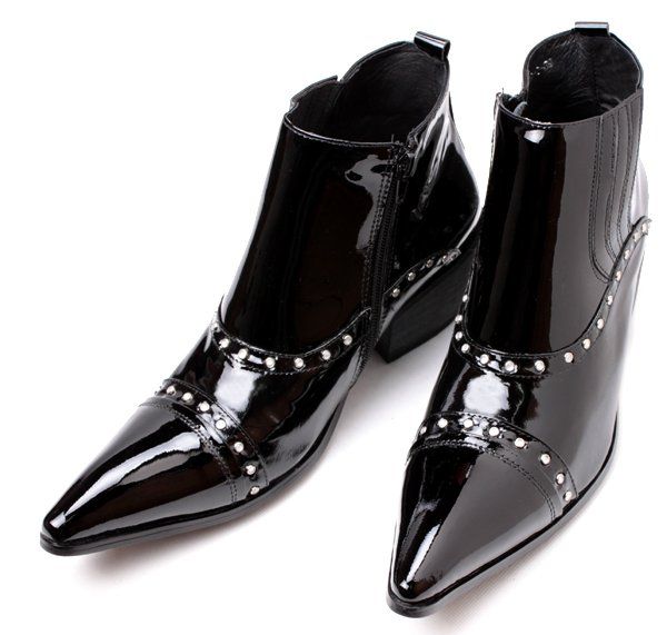 bottines strass homme
