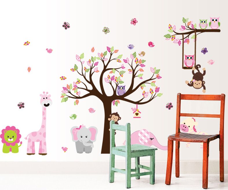 Wandtattoo Baby Baum