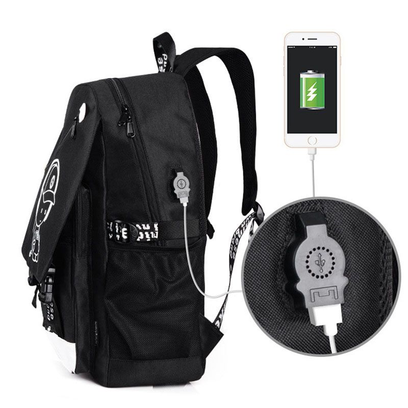 school backpack with charger