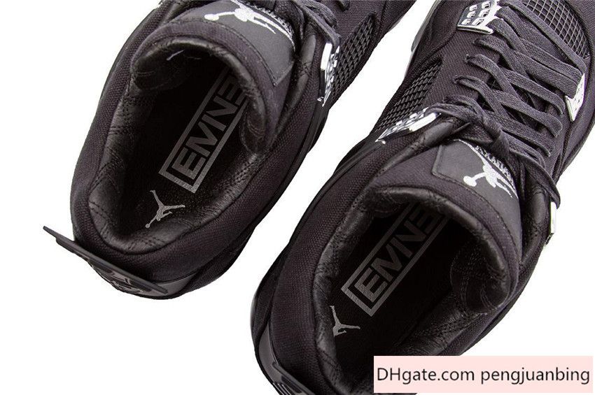 Implementar tugurio Inducir Nueva Carhartt Eminem Nike Air Jordan 4 de calzado Zapatos para hombre del  baloncesto del top del alto del zapato de lujo Nike Air Retros 4s Sneakers  Calzado deportivo