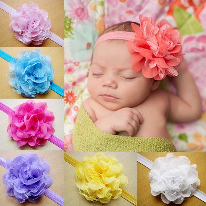 big flower headbands for babies
