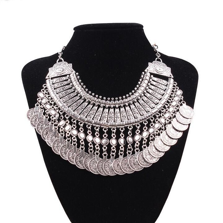 silver and gold choker