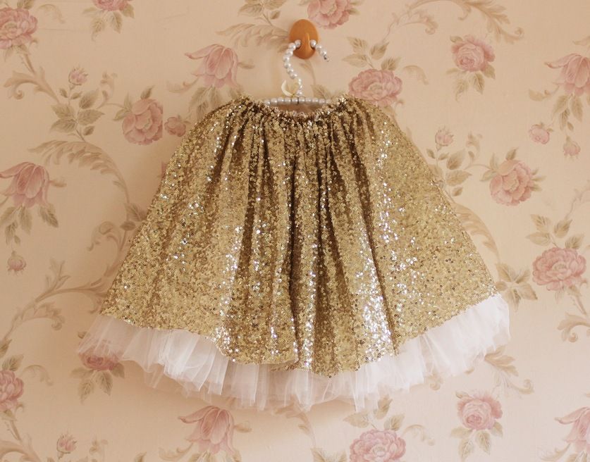 gold sequin tutu