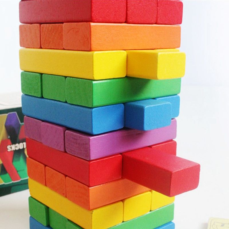 colored building blocks