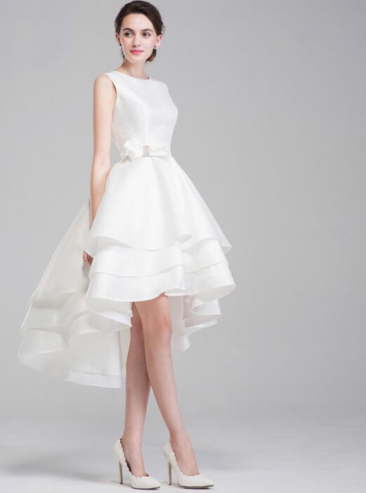 dress long back and short front