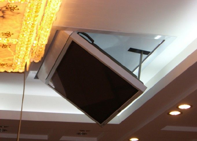 Grosshandel Deckenfernsehlift Mit Grosser Projekthalterung Fur 32 80 Zoll Fernseher Tv Halterung Fur Plasma Fernseher Motorisiert 110 V 250 V Fur Grosse