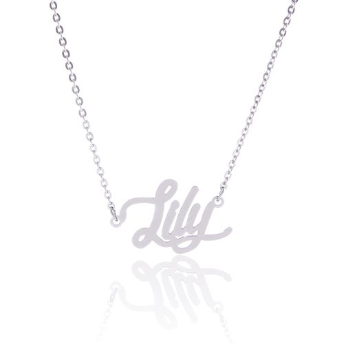 Monogramme Nom Collier Conception 