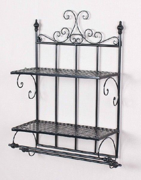 Wrought Iron Bathroom Shelf Hanging Towel Rack, Sanitary Ware Receive Rack In European L wrought iron bathroom shelf. Wrought Iron Bathroom Shelf Hanging Towel Rack, Sanitary Ware Receive Rack In European L