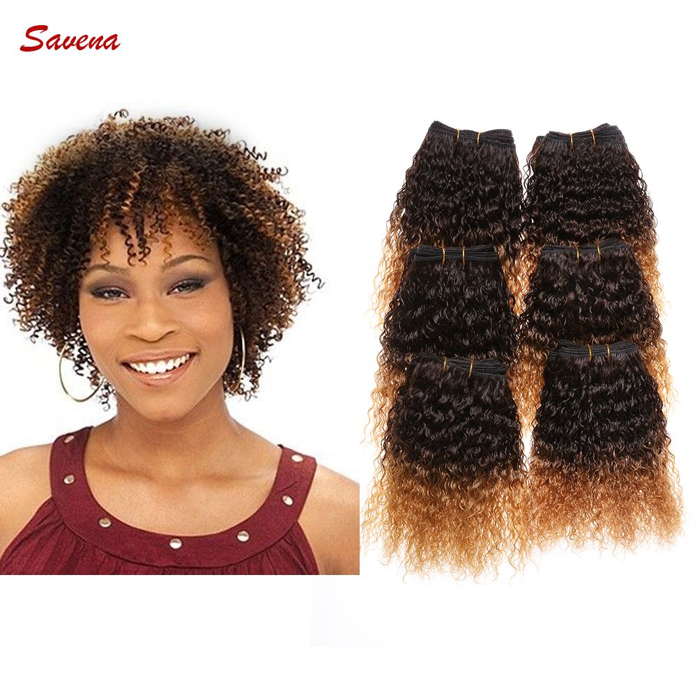 6 inch curly weave
