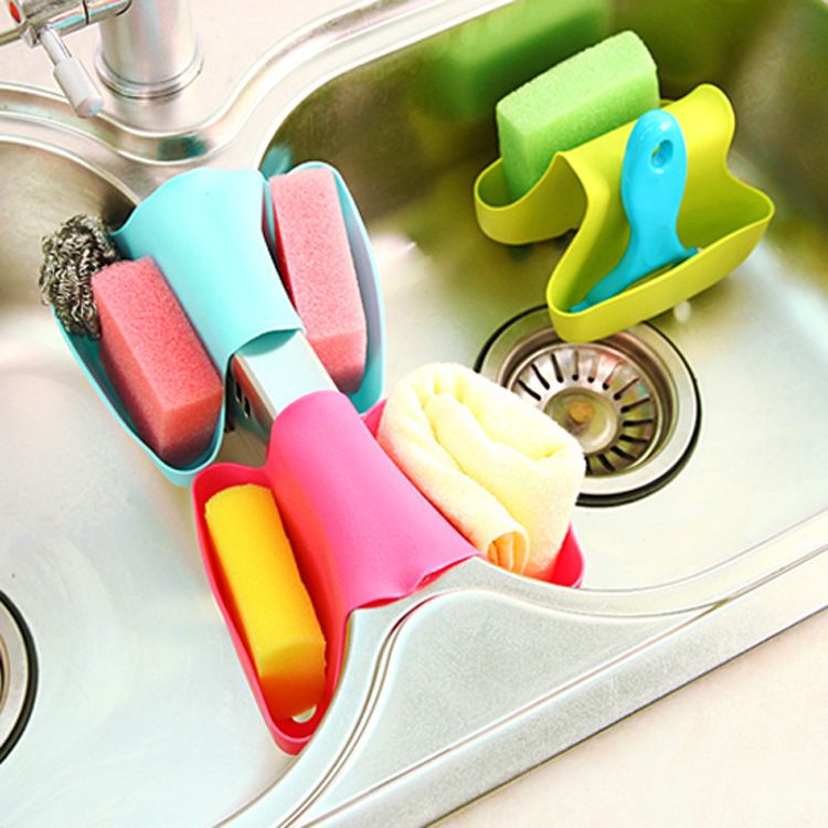 ShenyKan Double Sink Caddy Saddle Style Organizador de Cocina Soporte de Almacenamiento Rack Tool Se Adapta a Cualquier Fregadero de Cocina Doble est/ándar