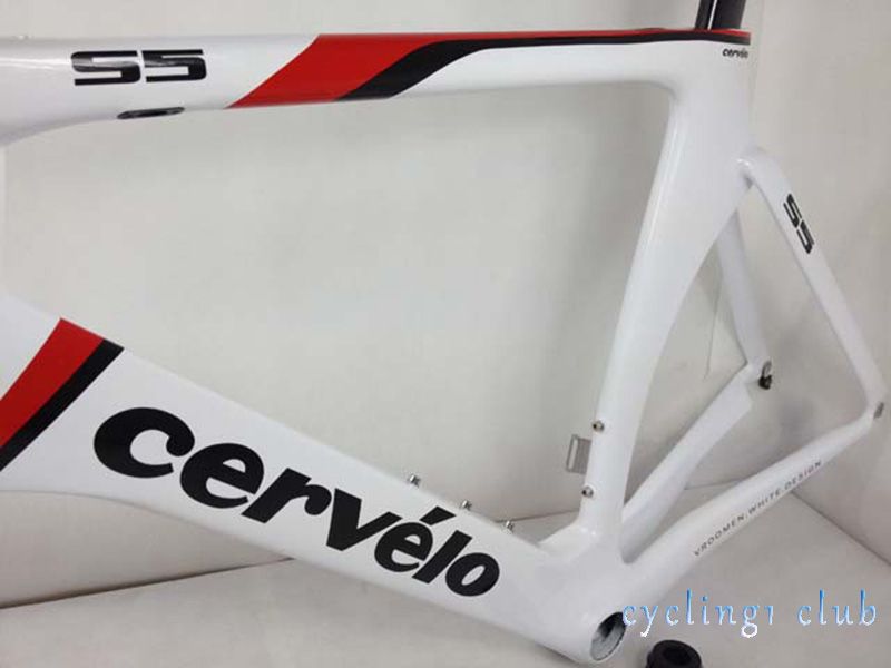Whitered S5! Cervelo S5 Struttura Della Bici Cervelo Della Bici Del  Carbonio Della Struttura Della Bicicletta Framest Bicicletta Con Movimento  Centrale Pieno In Fibra Di Carbonio Della Strada Della Bicicletta Da  Cycling1club,