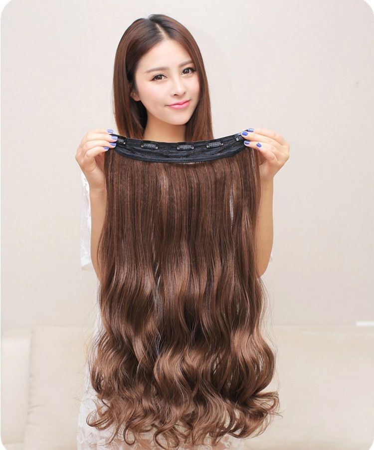 One Piece Clip In Human Hair Extensions 