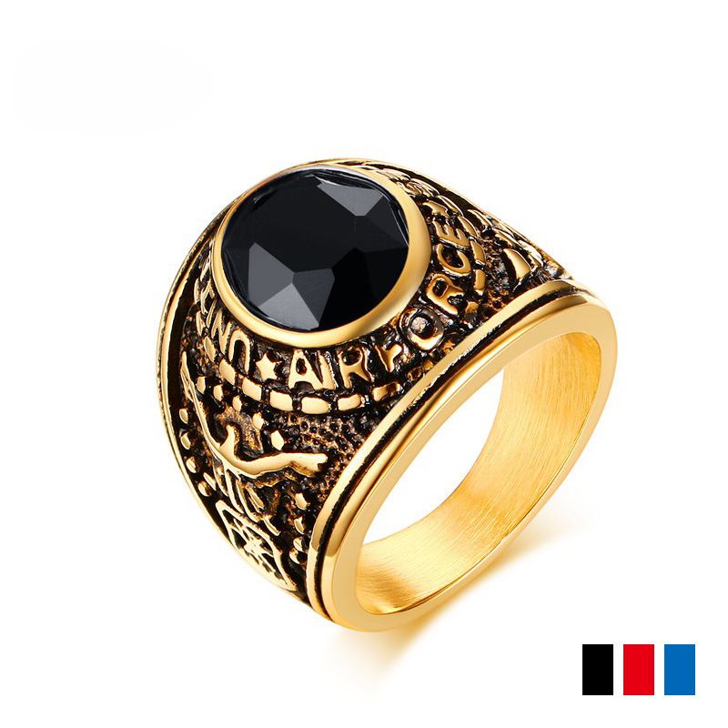 Satin Al Erkekler Altin Renkli Siyah Kirmizi Mavi Rhinestones Veteran Gemstone Abd Hava Kuvvetleri Deniz Kuvvetleri Halka Bayrak Cikartmasi Amblem Tasarimi Biker Halkalar Abd Boyutu 8 12 Yuzuk Tl32 Tr Dhgate Com